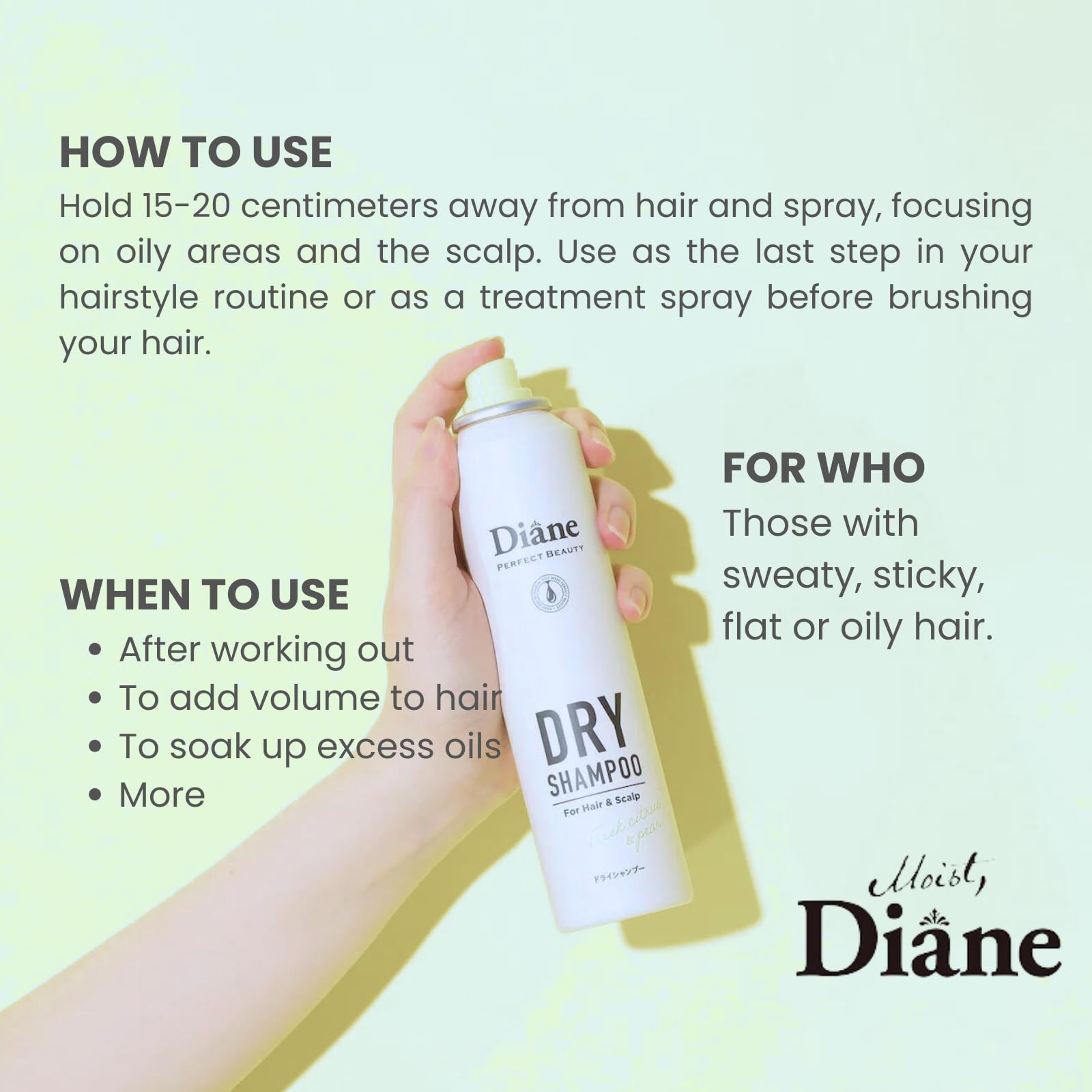 Diane Perfect Beauty Dry Shampoo Grapefruit & Peppermint