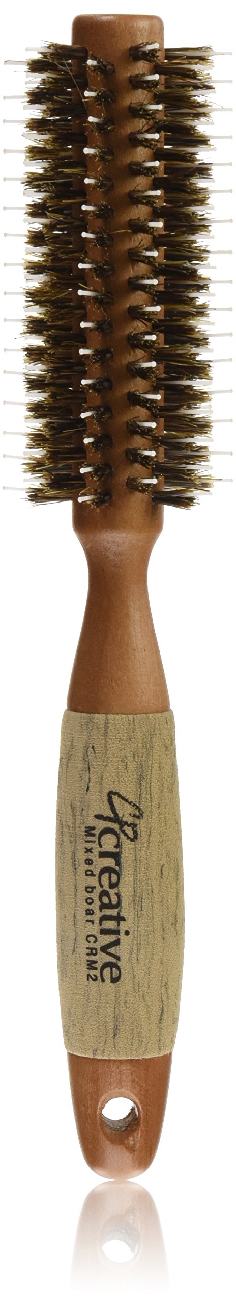 Creative Hair Brushes SM MD Classic Round Sustainable Wood, 1.9 Ounce