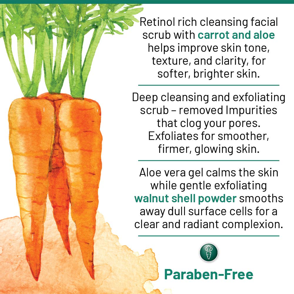 40 Carrots Carrot Aloe Facial Scrub