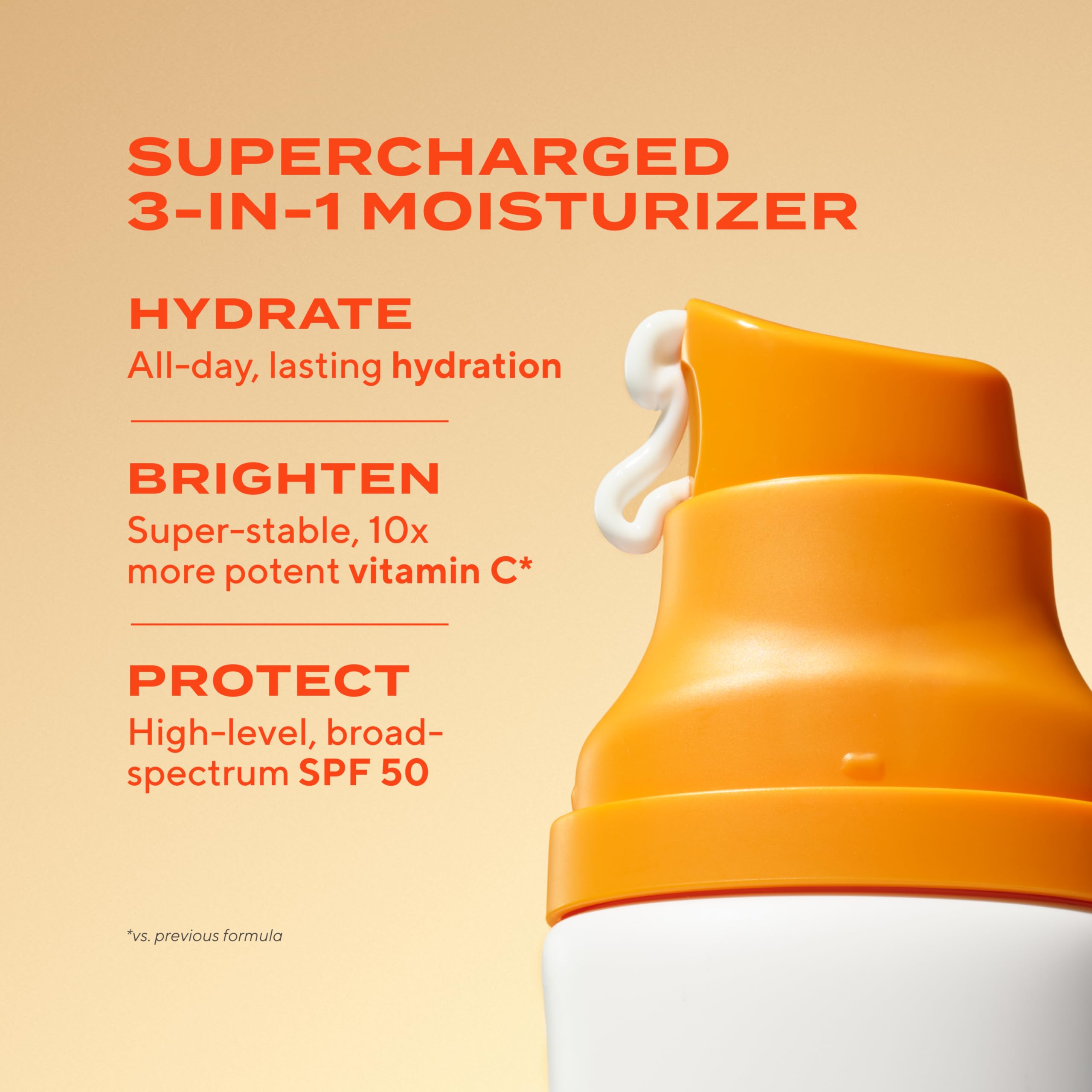 Murad Superactive Brightening Moisturizer SPF 50 - Vitamin C Packed Hydrating Ulta Sheer Facial Sunscreen With Lipid-boosting Technology Providing Preventive Aging Protection from UVA/UVB - 1.7Fl Oz