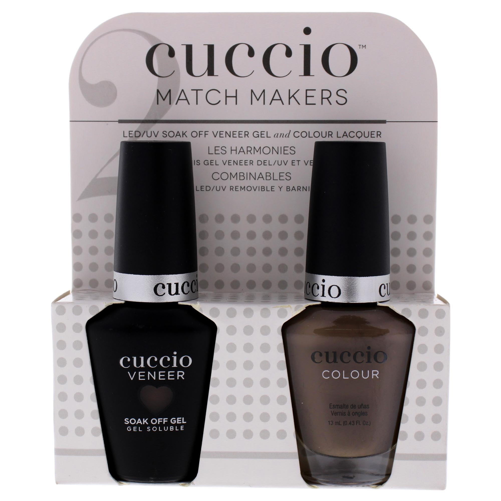 Cuccio Match Makers - Veneer Gel & Lacquer - Loom Mates - 0.43oz / 13ml Each