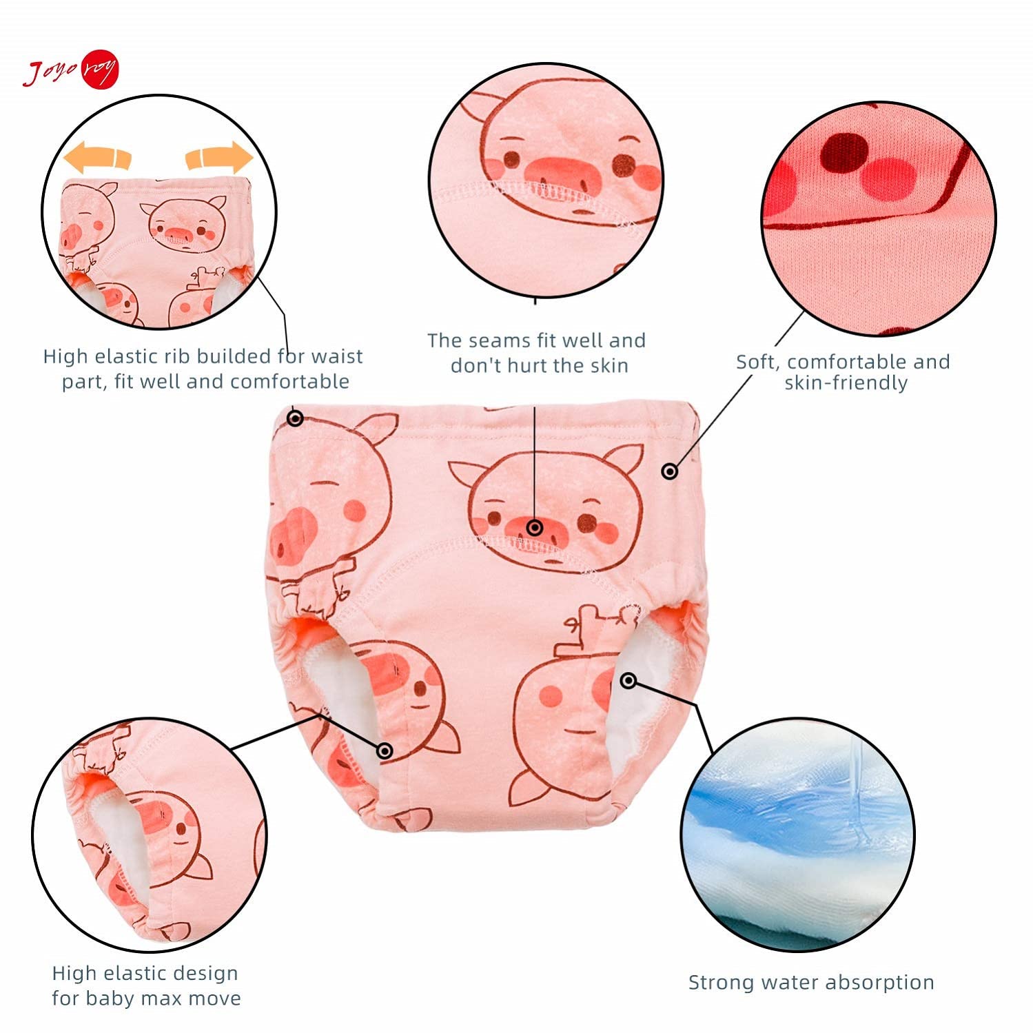 Joyo roy Toddler Underwear Girls Training Pants Girls 2T Underwear Girls Toddler Training Underwear Girls 2T Girls Underwear 100% Cotton Toddler Underwear Girls 2T Toddler Girl Underwear 2T