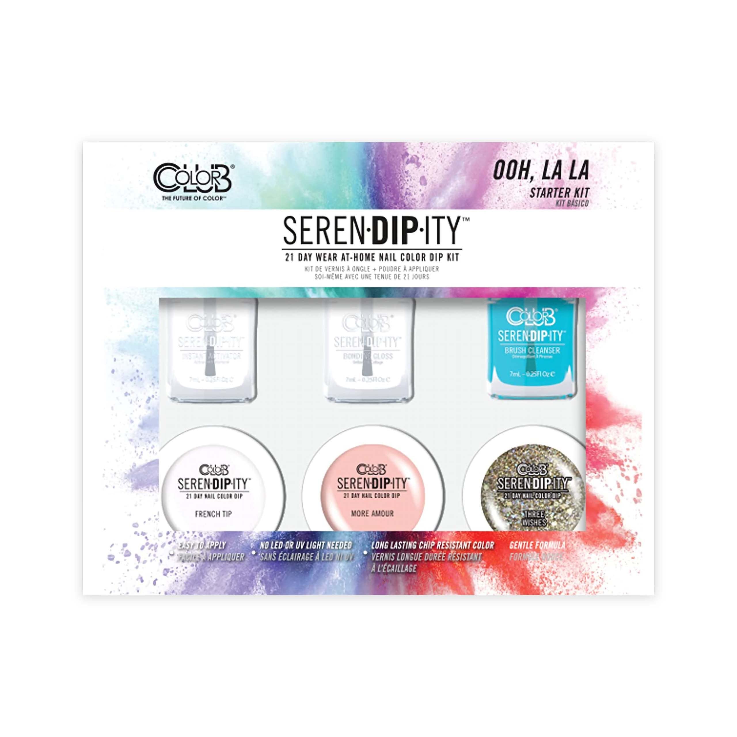Color Club 21 Day Ooh La La Serendipity Starter Kit for Nail Dip Powder