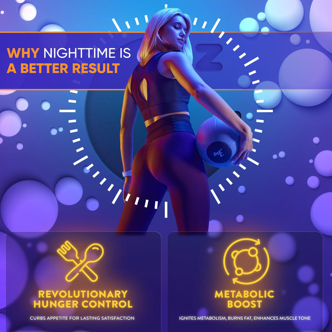 Night Time Weight Loss Diet Drops - Appetite Control, Fat Burner, Metabolism Booster - Apple Cider Vinegar - Cinnamon - Cayenne Pepper