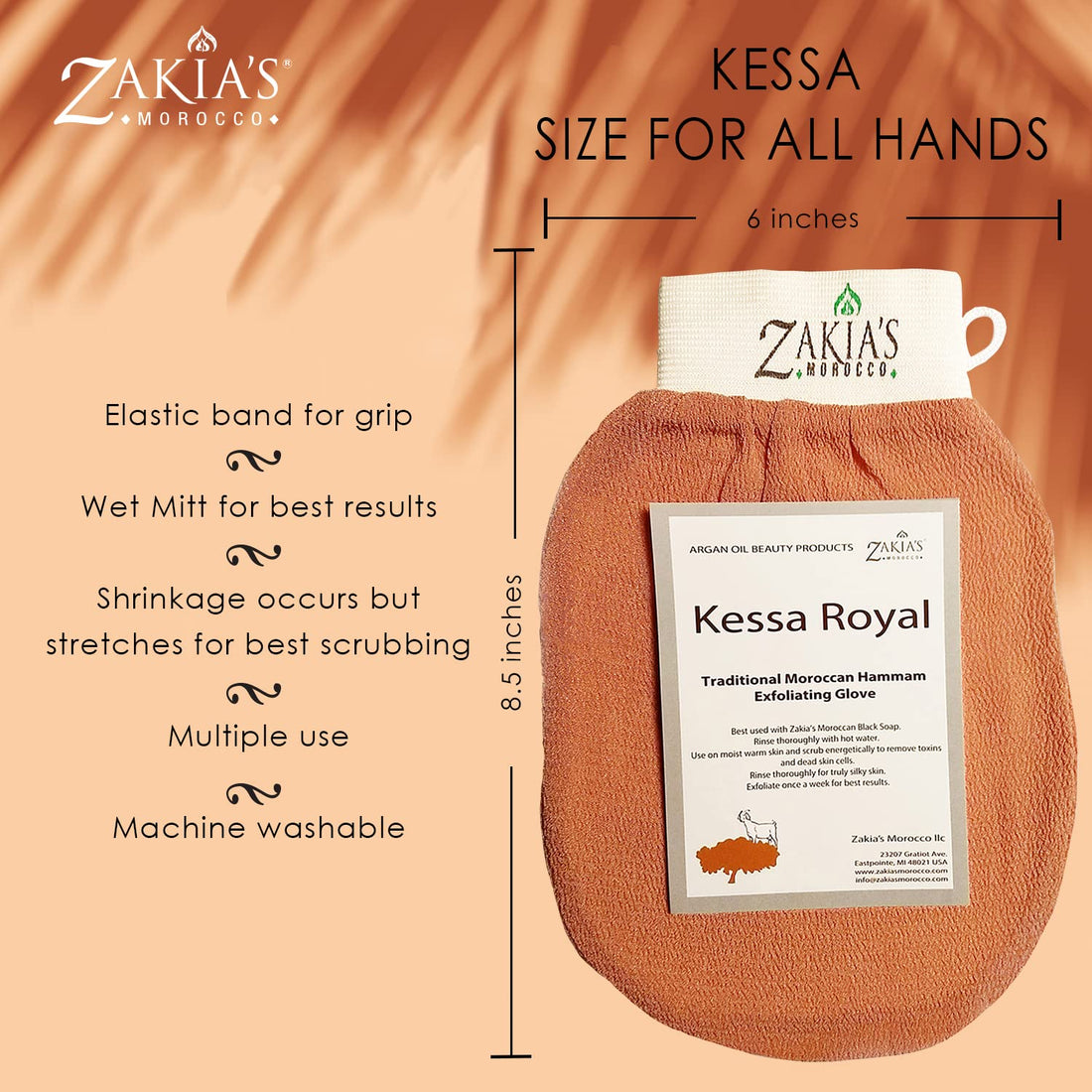 Kessa Hammam Exfoliating Glove
