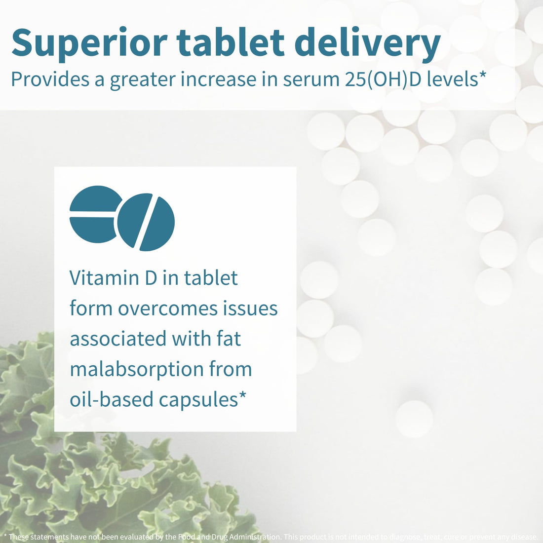 Igennus Daily Vitamin D3 2000iu, 50 mcg, Clean Label, 365 Small Tablets, 1-Year Supply, Vegetarian Cholecalciferol Vitamin D Supplement