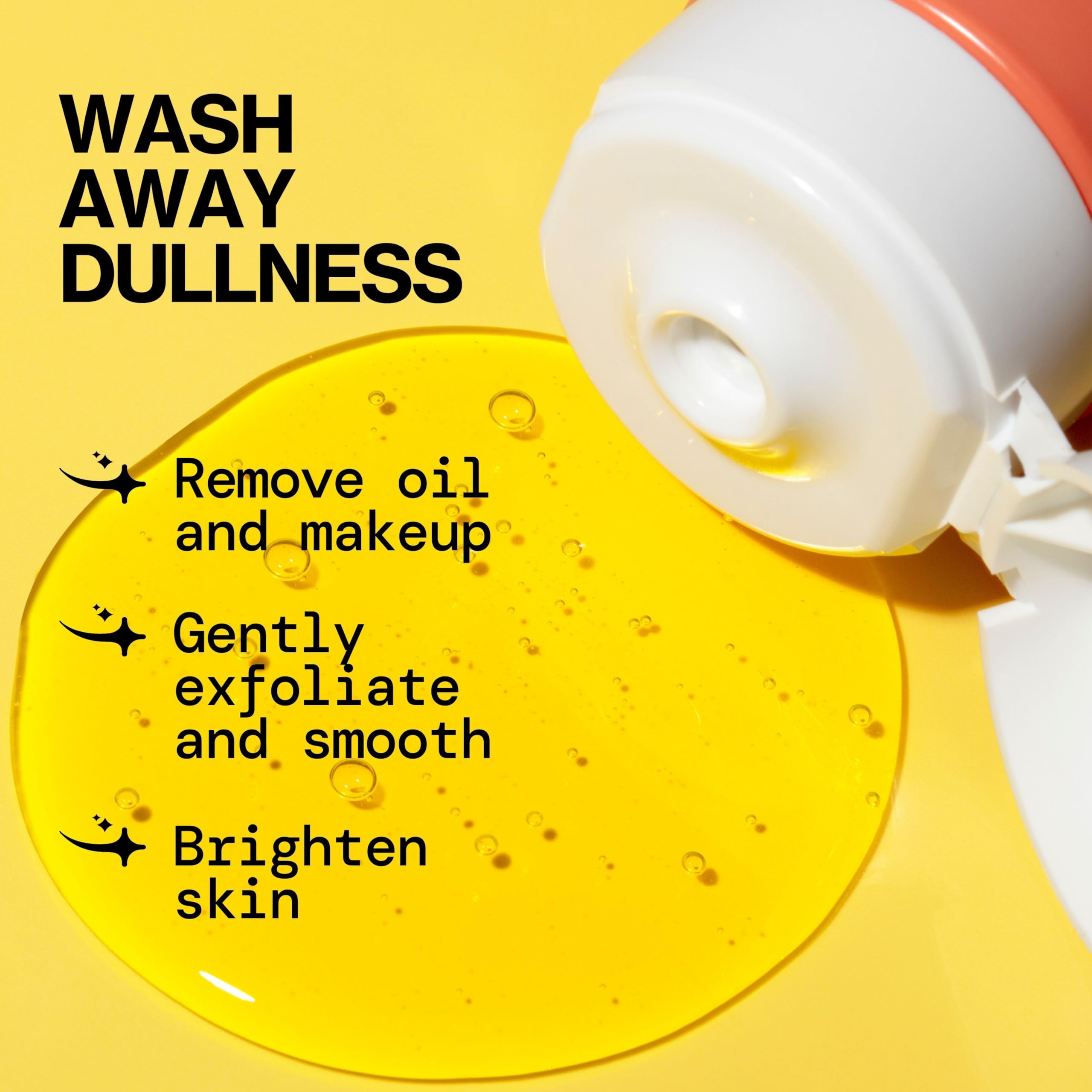 Pacifica Mini Glow Baby Brightening Facial Cleanser 1.4 oz – Vitamin C & Glycolic Acid (AHA) Face Wash– Daily Cleanser for Anti-Aging Exfoliating for Smooth, Even Glowing Skin Vegan Clean Beauty