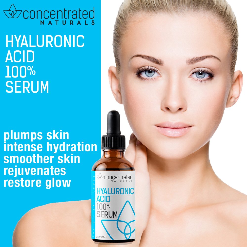 Pure Hyaluronic Acid Serum for Face | Physician Grade | May Help Smooth Appearance of Wrinkles, Brightens | May Improve the Appearance of Skin Tone for More Youthful-Looking Skin | 1 fl oz/30 ml