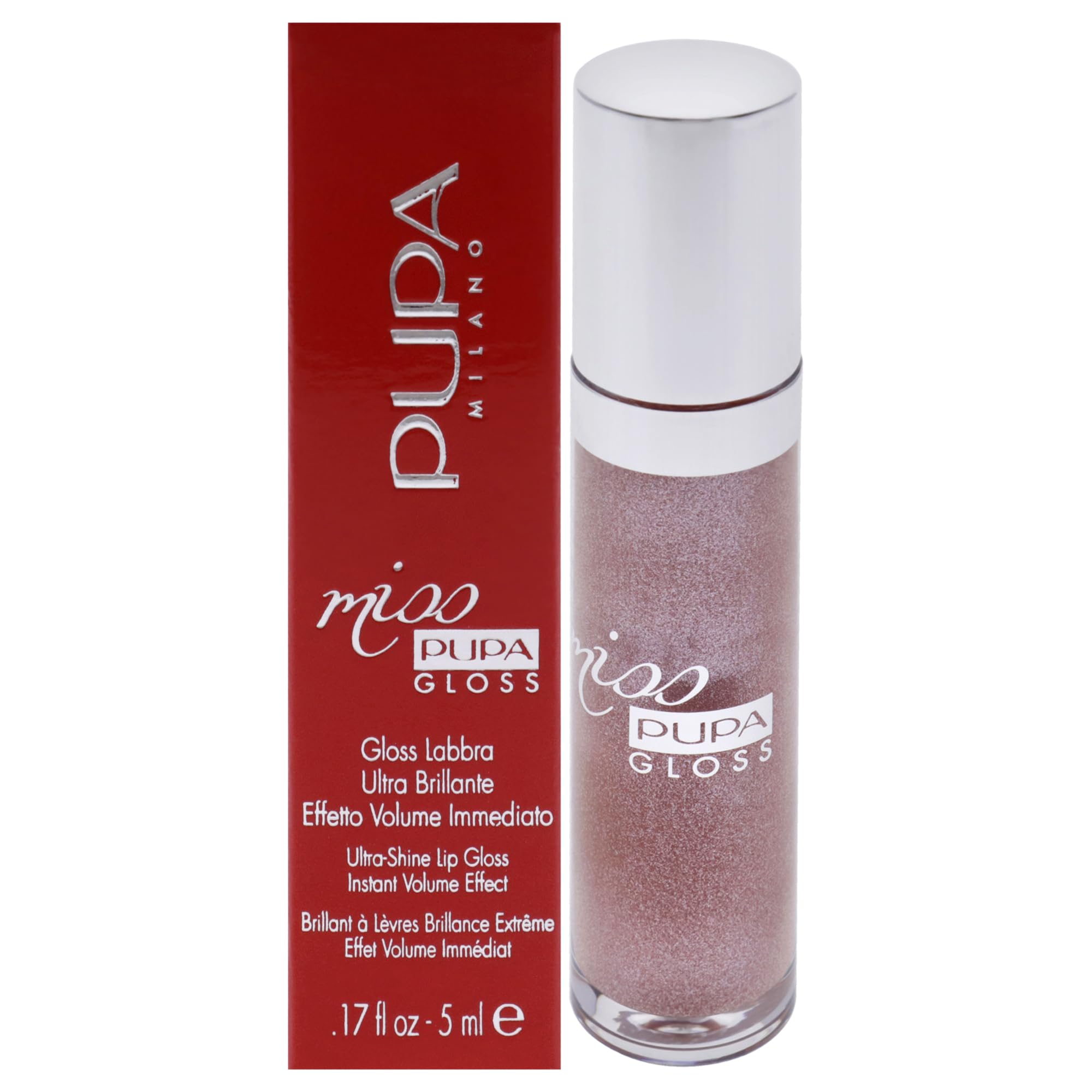 Miss Pupa Lipstick by Pupa Milano - Ultra-bright, crystal effect lipstick (104 ENCHANTED MOMENT)