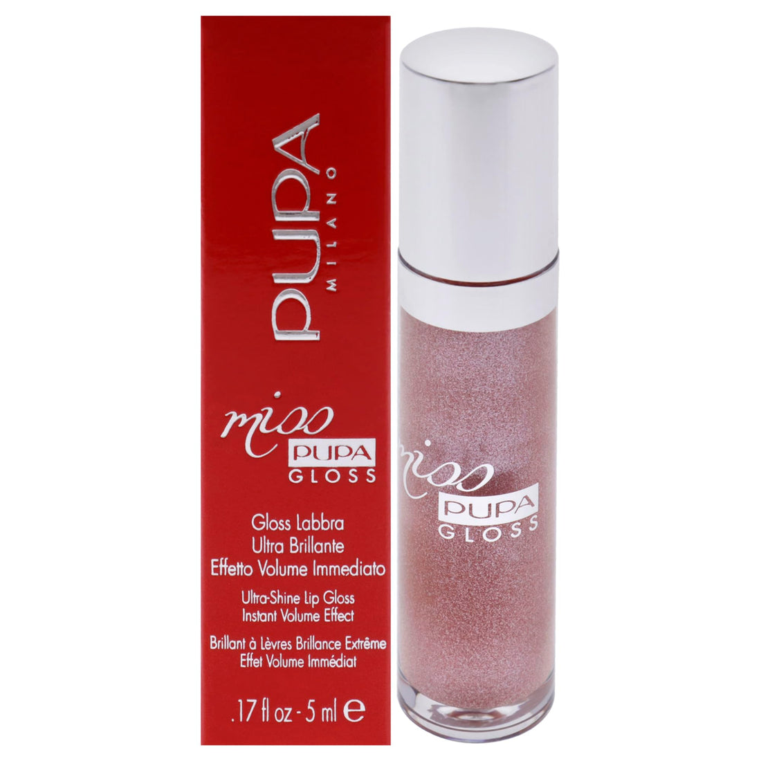 Miss Pupa Lipstick by Pupa Milano - Ultra-bright, crystal effect lipstick (104 ENCHANTED MOMENT)