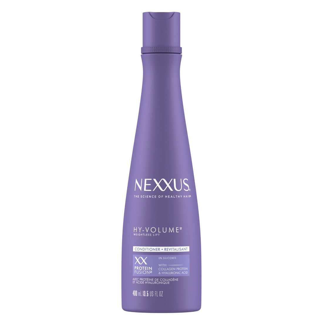 Nexxus Hy-Volume Weightless Lift Conditioner For Flat & Limp Hair Protein Fusion with Collagen Protein & Hyaluronic Acid for 48 Hours of Volume 13.5 Fl Oz