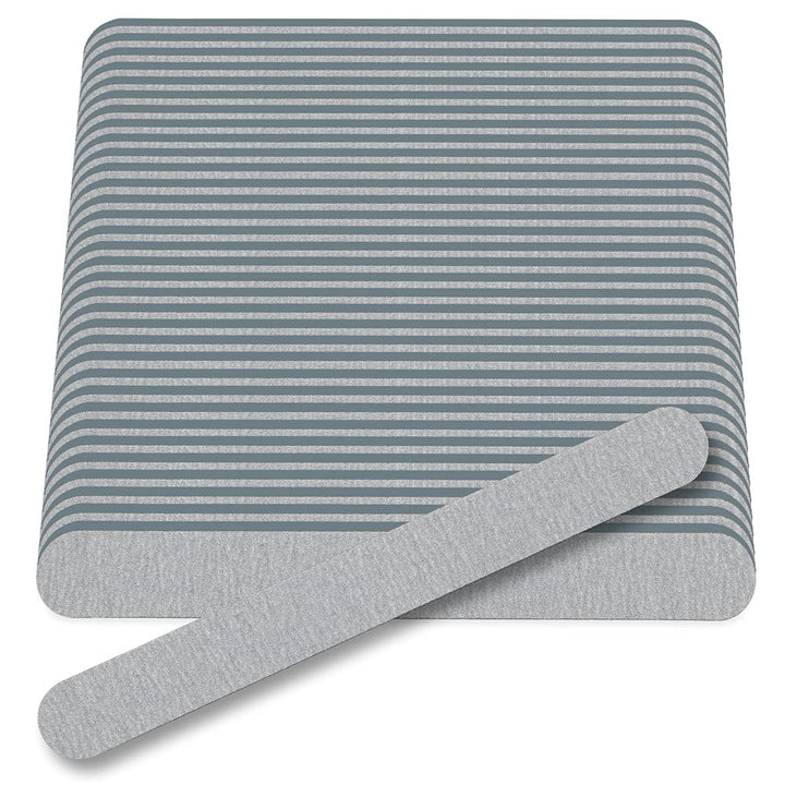 Flowery For The Pro Cushion Core Disposable Nail Files 180/400 Grit, 100 Count
