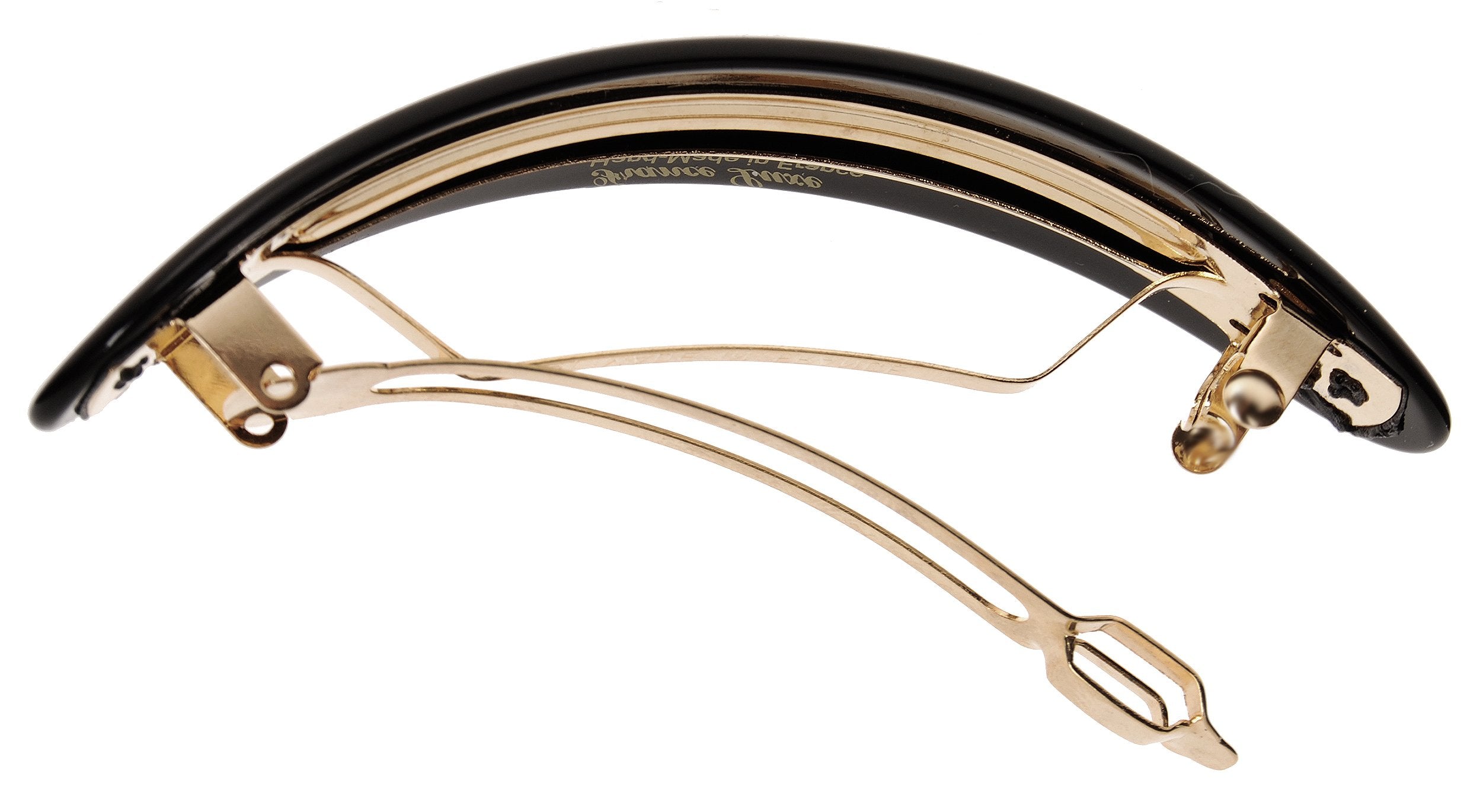 France Luxe Oval Volume Barrette - Black