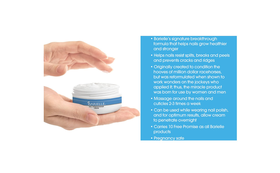 Barielle Travel Size Nail Stregthener Cream, 0.5-Ounces Tub