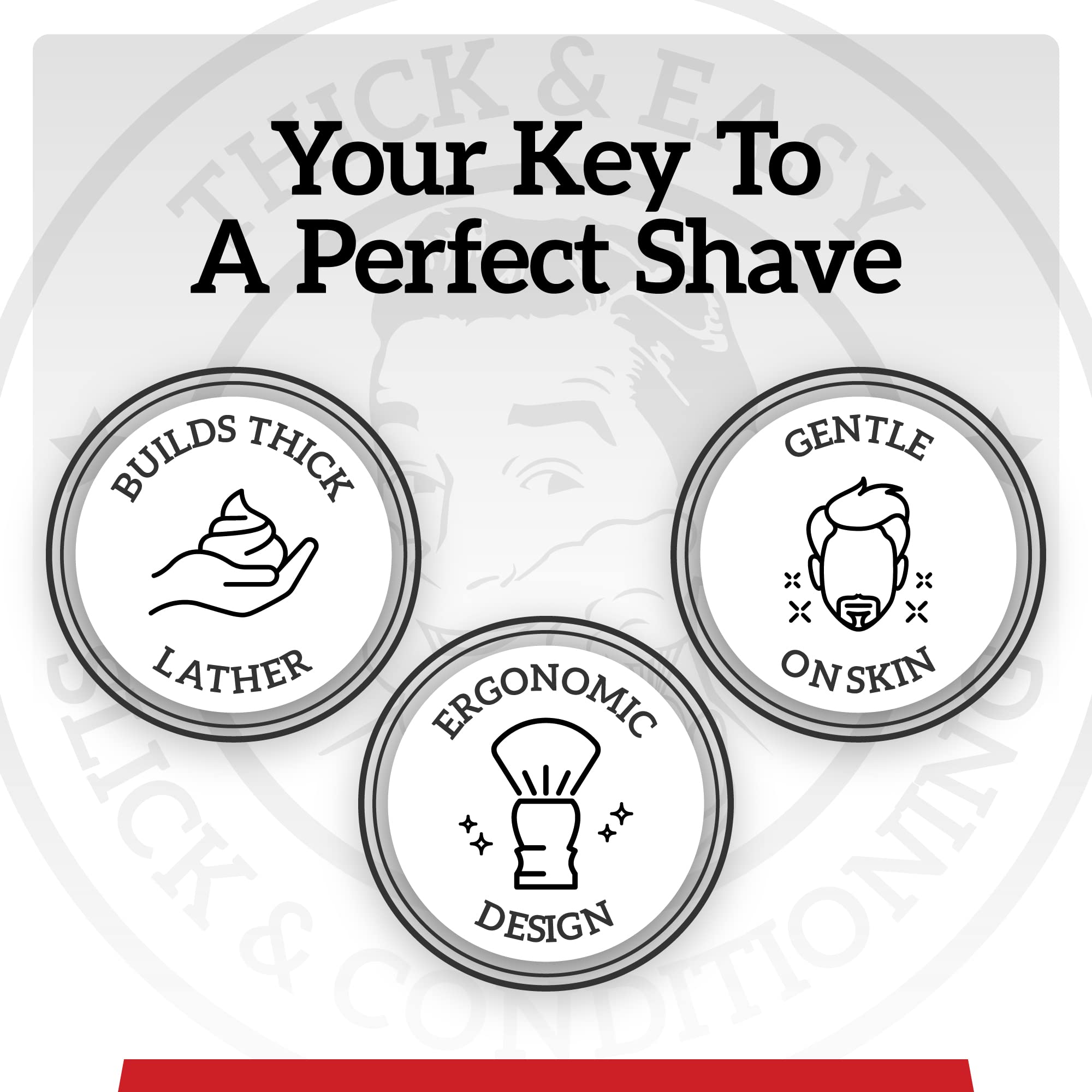 Fine Stout Shaving Brush (Black)