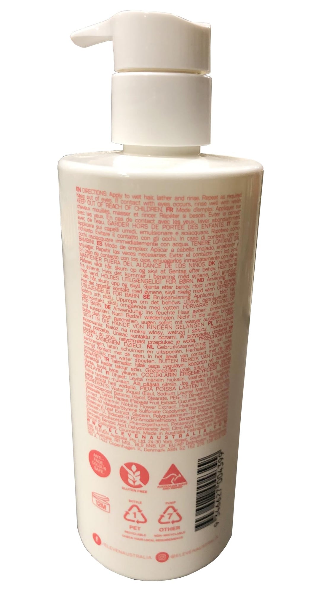 ELEVEN AUSTRALIA Miracle Hair Treatment Shampoo | Infused with Hyaluronic Acid to Help Boost Hydration, Reduce Frizz & Prevent Split Ends 10.1 Fl Oz