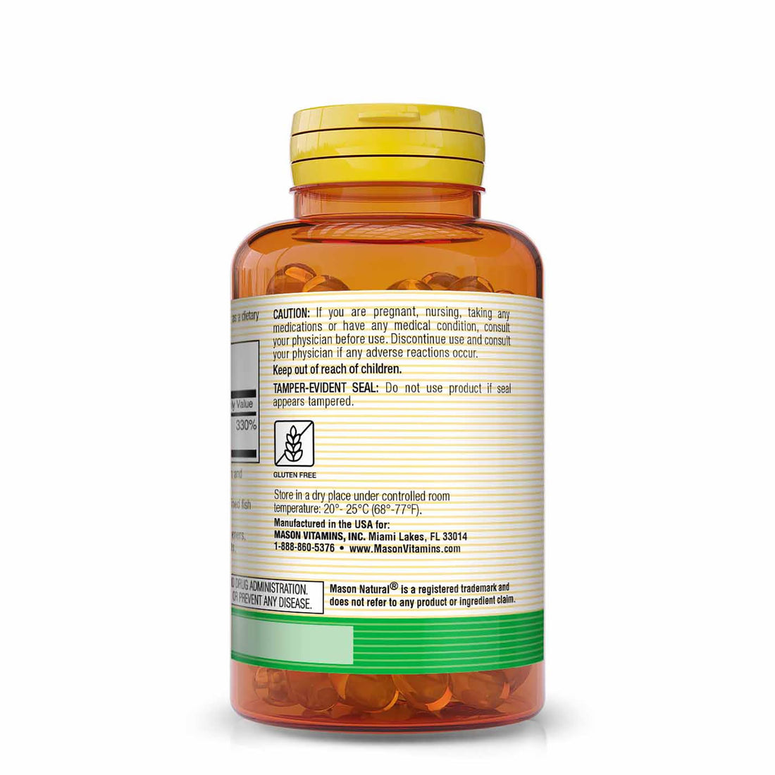 MASON NATURAL Vitamin A 3,000 mcg (10,000 IU) from Fish Liver Oil, Supports Vision & Immune Health, 100 Softgels, Pack of 3