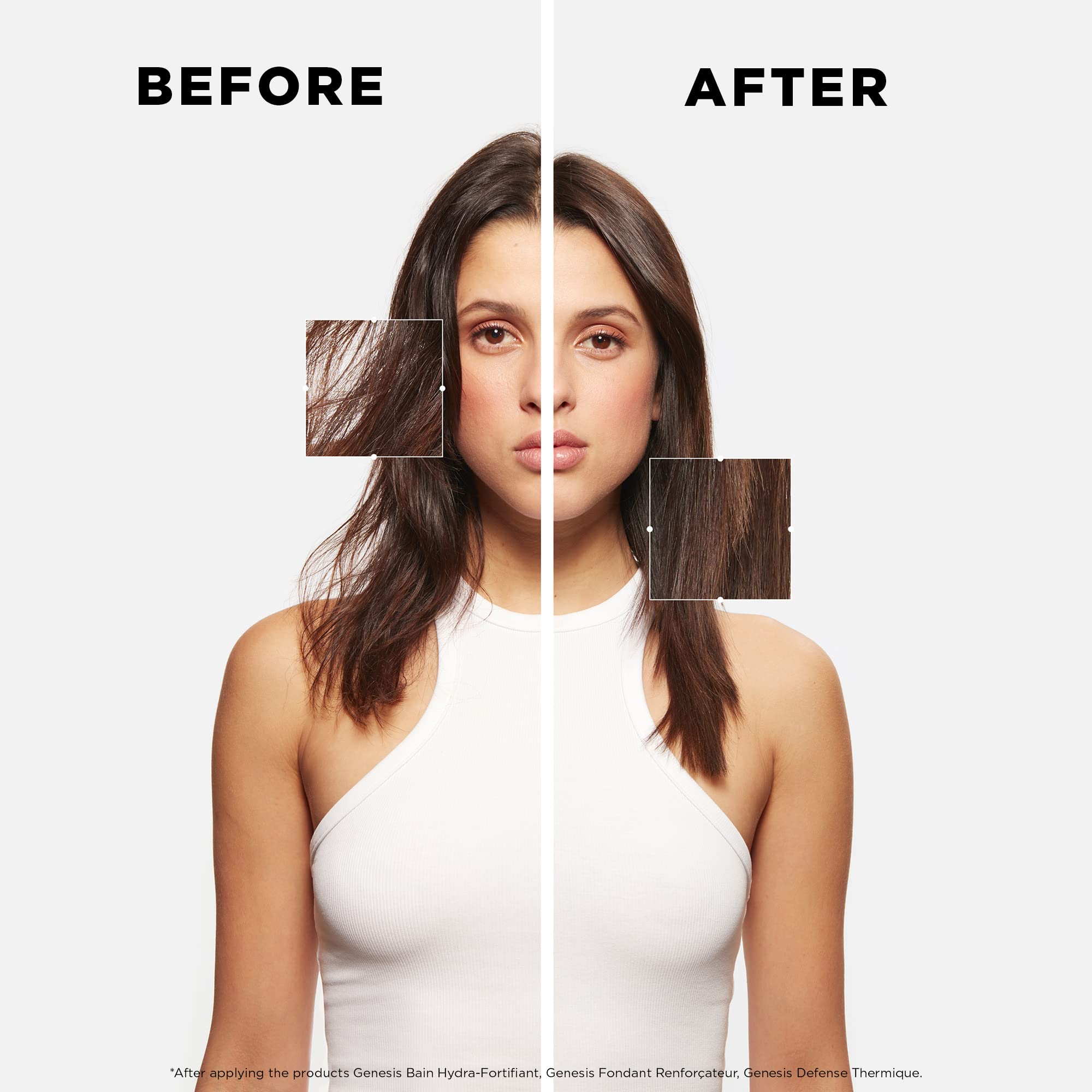 KÉRASTASE Genesis Conditioner for Weak or Damaged Hair, Anti-Breakage & Strengthening, Adds Moisture & Shine for All Hair Types, Renforcateur Conditioner