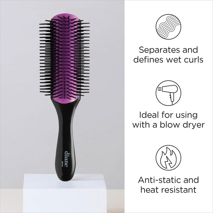 Diane 9-Row Large Styling Brush, 6 Count