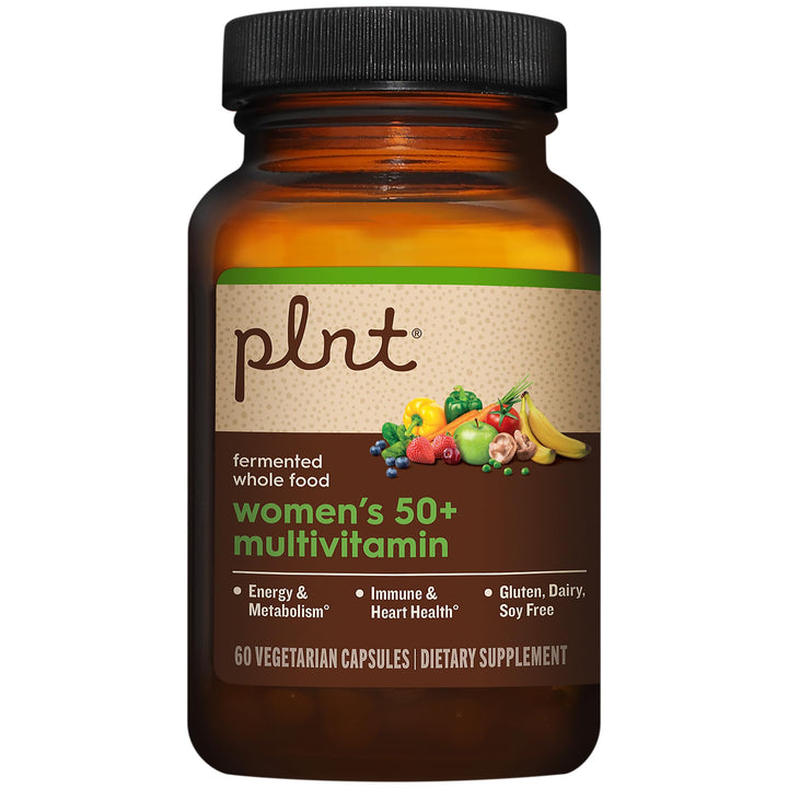 Fermented Whole Food WomenaTMs 50+ Multivitamin (60 Vegetarian Capsules)