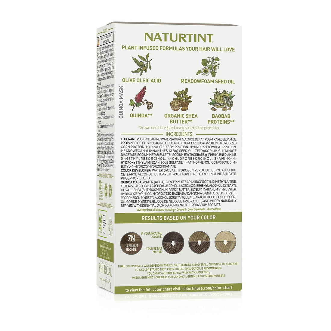 NATURTINT 7N Hazelnut Blonde Hair Color, 5.07 ML