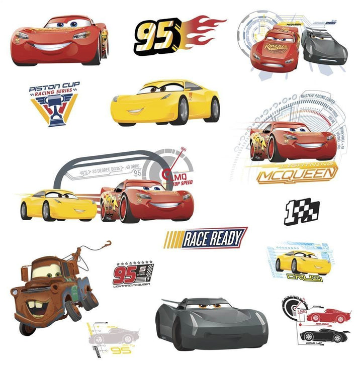Disney Pixar Red Cars 3 Peel and Stick Wall Decals by RoomMates, RMK3353SCS