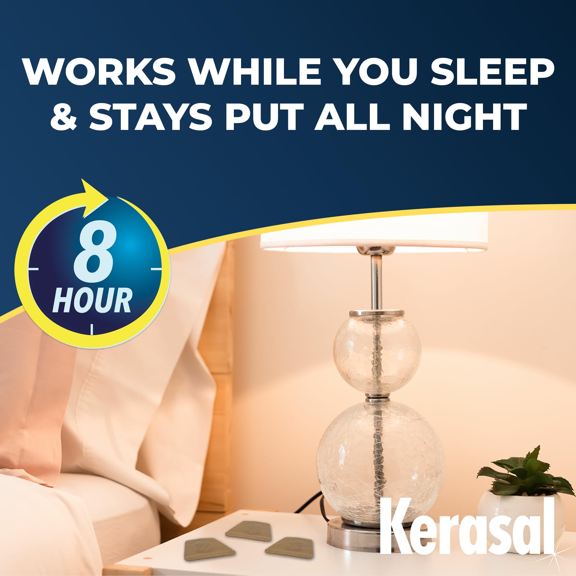 Kerasal Nighttime Renewal Fungal Nail Patches - 14 Patch - Overnight Nail Repair for Nail Fungus Damage, 8-Hour Nail Treatment Restores Healthy Appearance