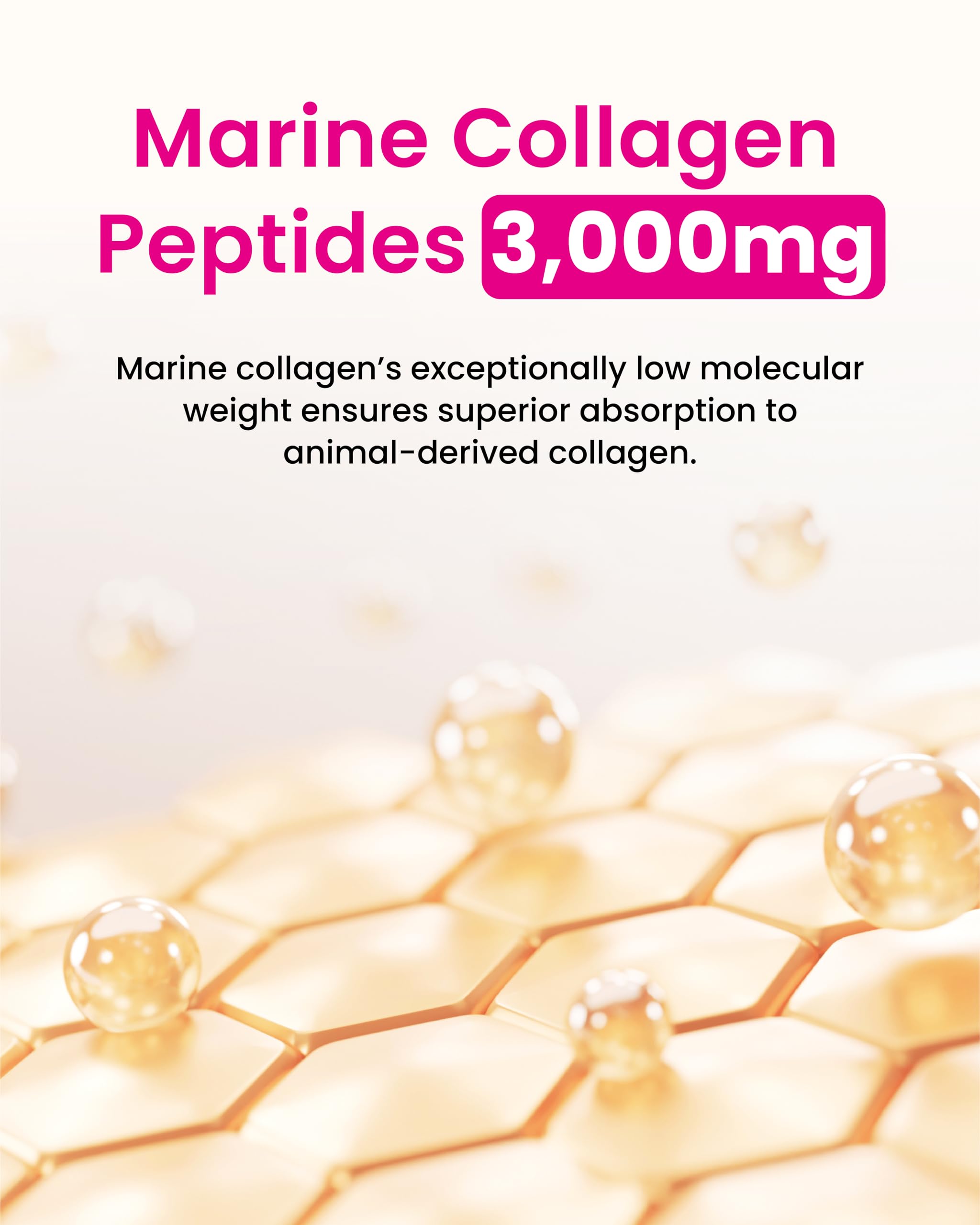 CJWellcare Innerb Glowshot Collagen (10.1 fl oz, 6 Servings) - Collagen Peptides, Low-Molecular Fish Collagen Shots, Hair, Skin & Nail Supplement, Liquid Marine Collagen 3,000mg