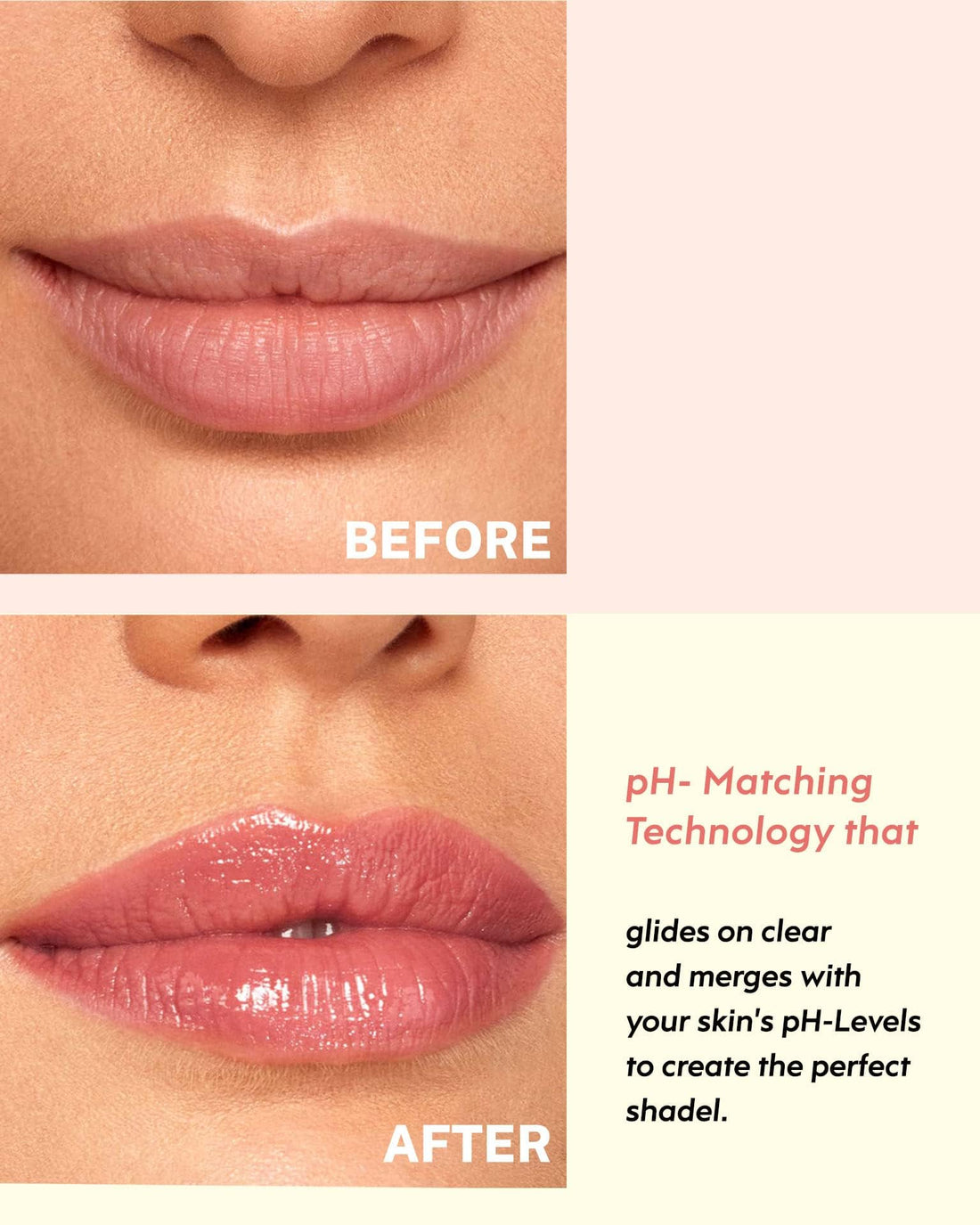 HOOMUSS Tinted Lip Balm Flower Lipstick Tinted Lip Gloss Long Lasting PH Lipstick, Color Changing Lipstick Natural Chapstick, Glitter Pink Shade Lipstick, Red Flower