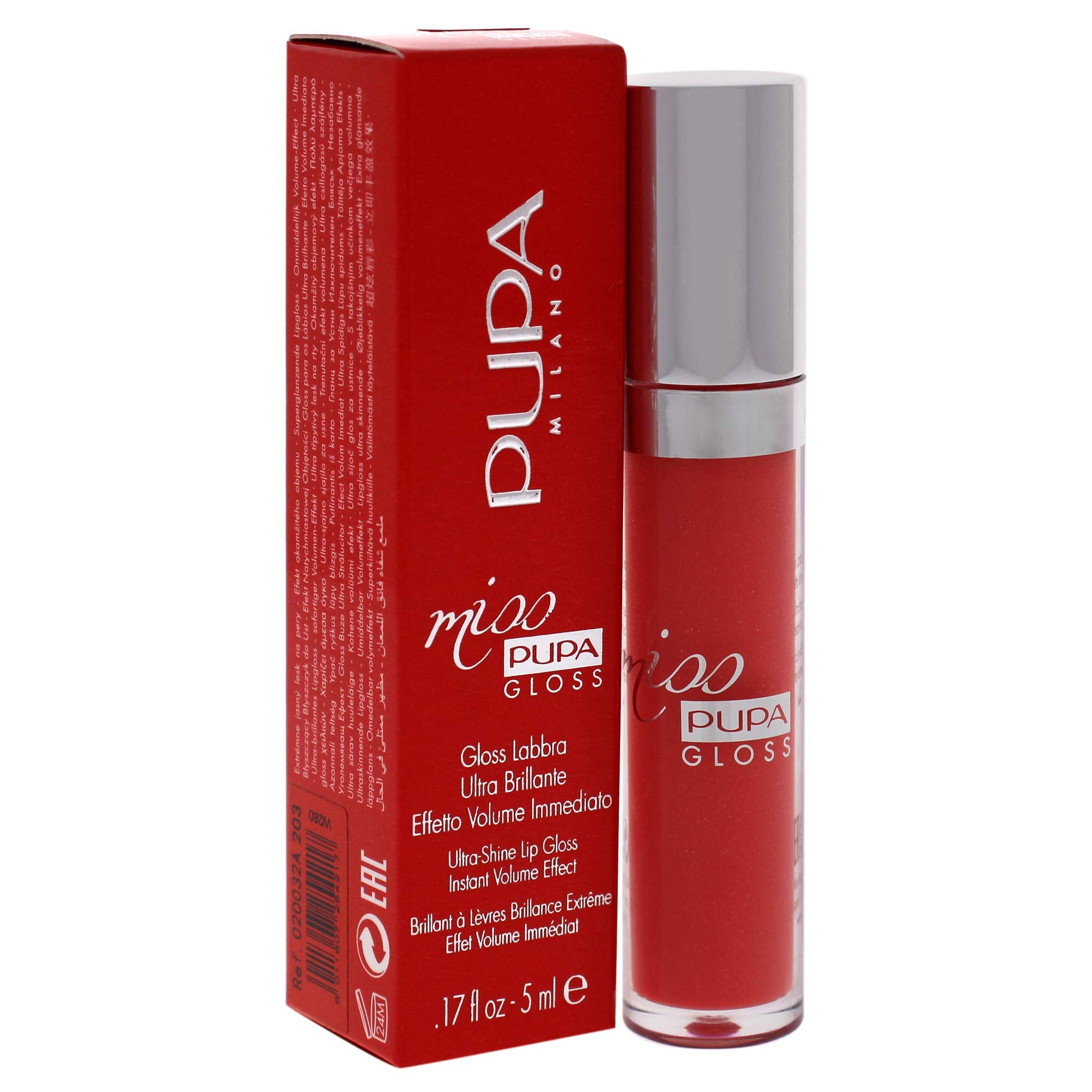 Pupa - Miss Pupa Gloss (203 Coral Emotion)