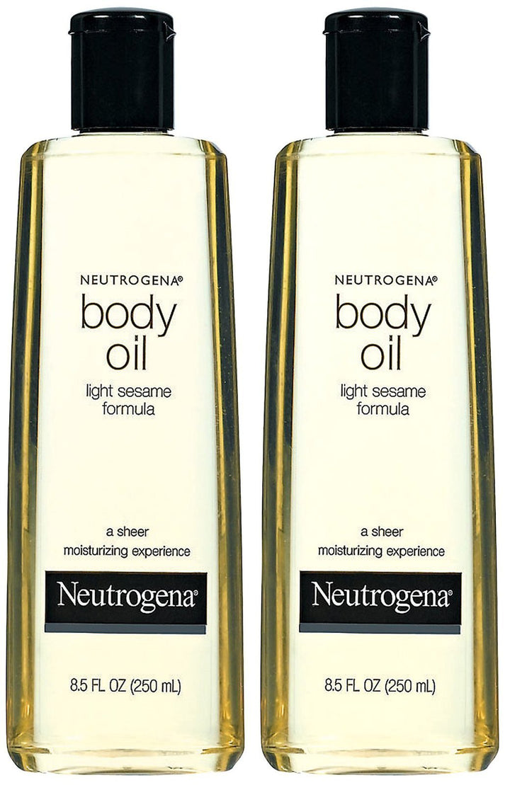 Neutrogena Body Oil, Light Sesame Formula, 8.5 Ounce (Pack of 2)
