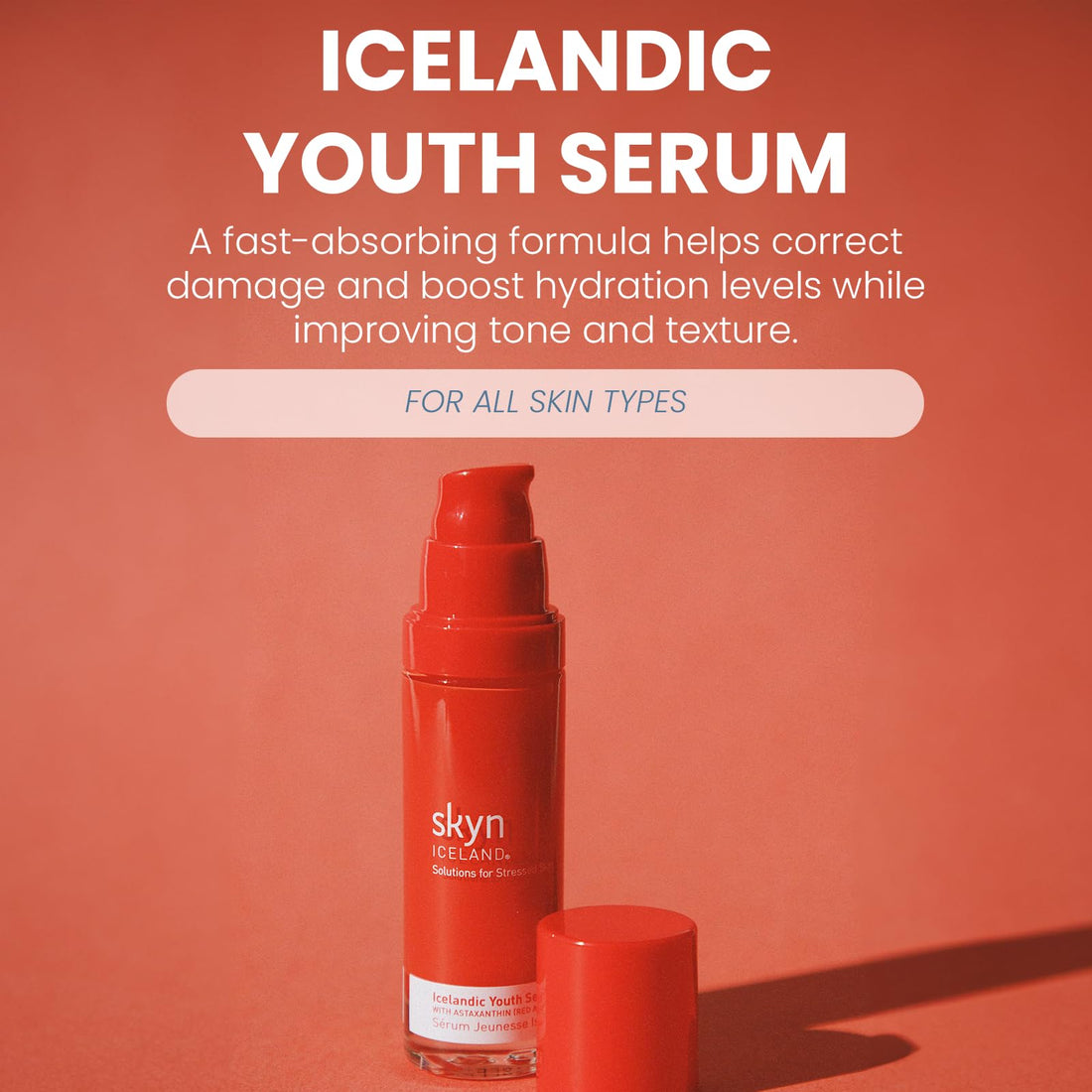 skyn ICELAND Icelandic Youth Serum: Brightens Stressed Skin, 30ml / 1 oz