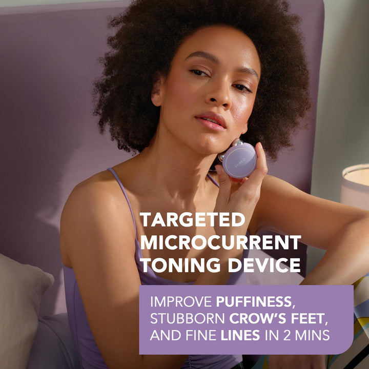 FOREO BEAR mini App-connected Microcurrent Facial Toning Device with 3 Intensities, Lavander