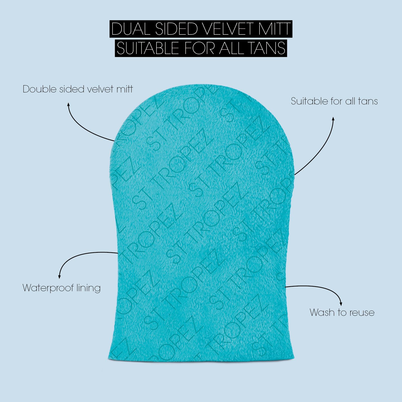 St. Tropez St. Tropez Double-Sided Luxe Velvet Applicator Mitt, 1 ct.