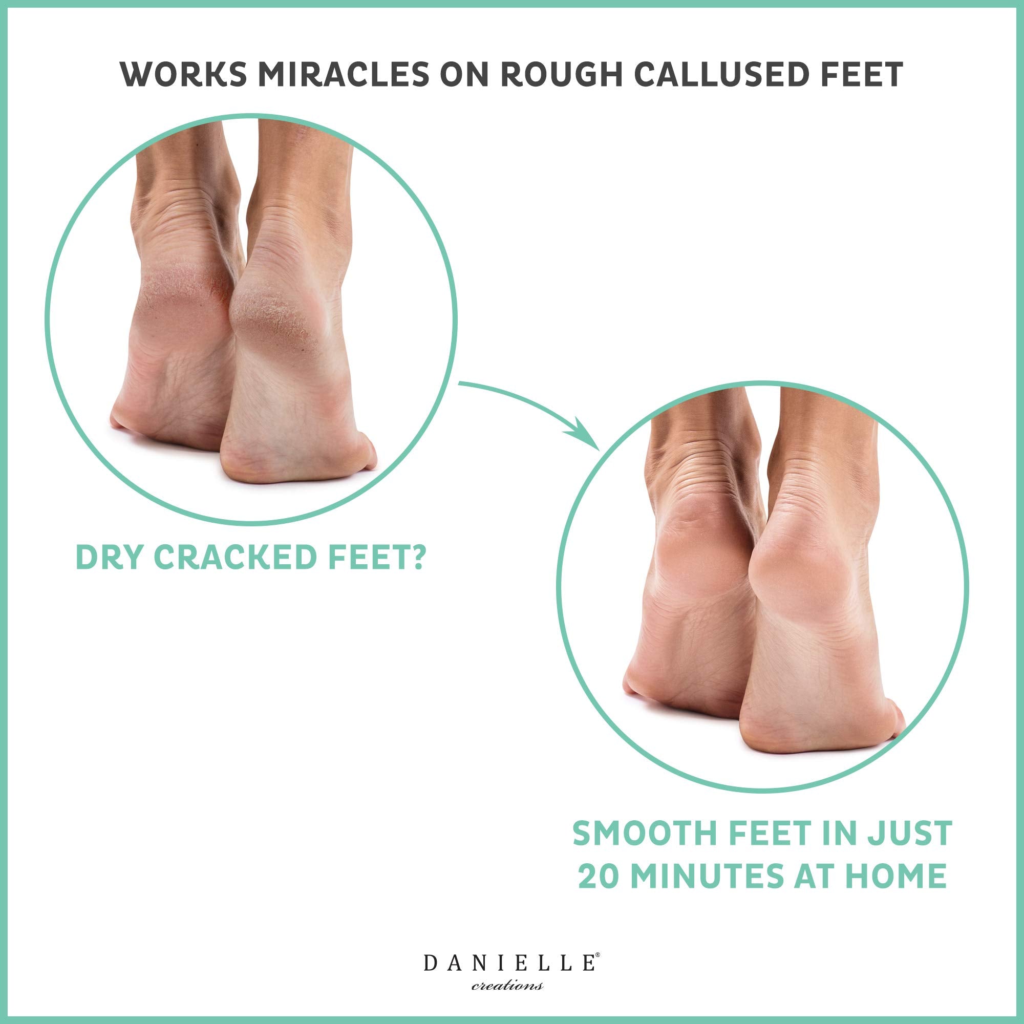 Danielle Miracle Nourishing Foot Mask, 2-Pack, 2 Piece
