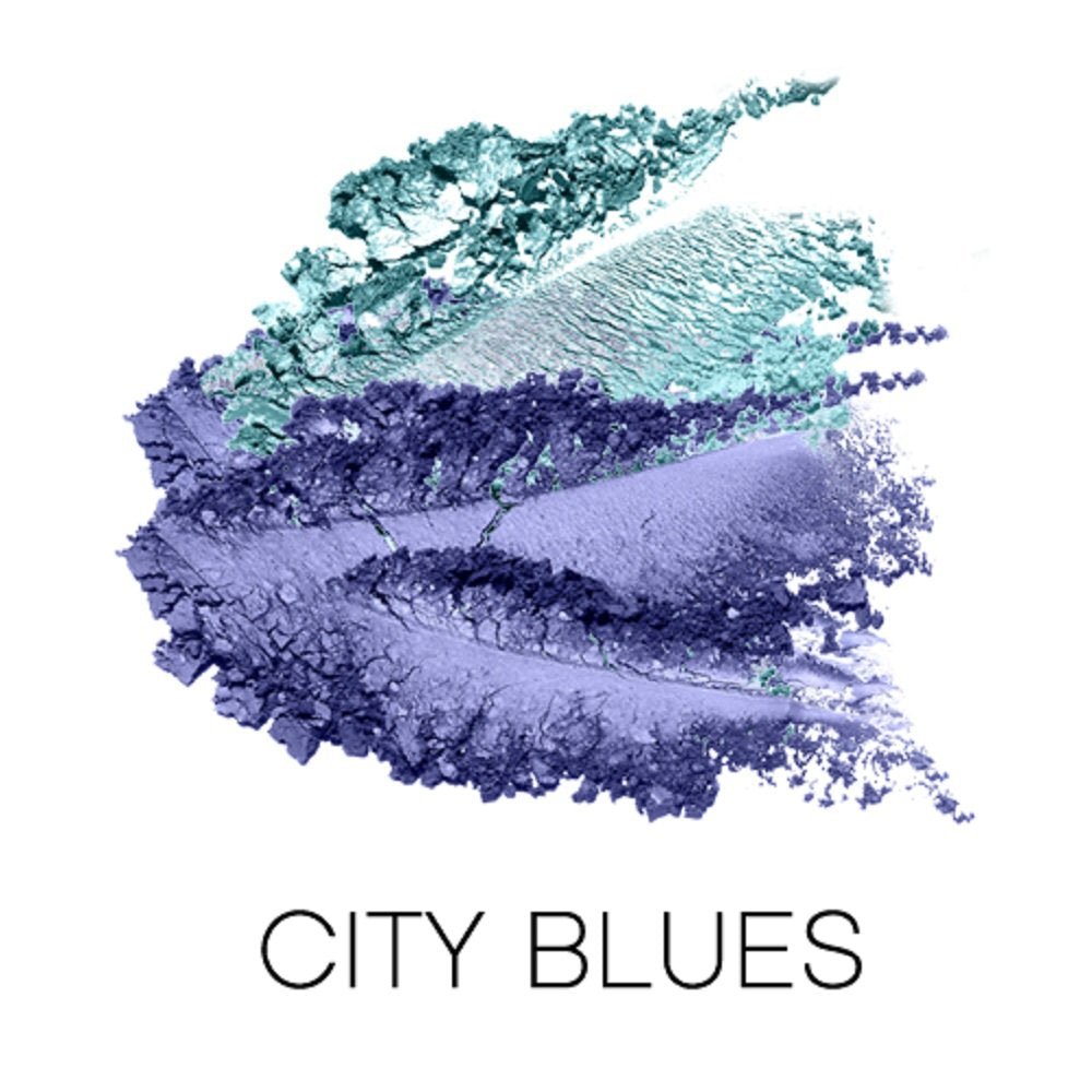 Palladio Beauty MATTE EYE SHADOW DUO 0.09 oz, City Blues, 2.5 g