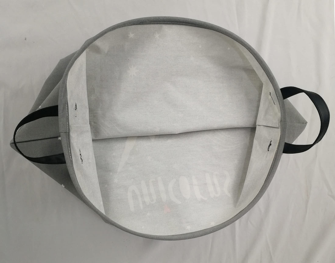 KUNRO Large Storage Basket Toy Box Bin Laundry Bag Foldable Hamper Clothes Kids Gift Organizer Chest Waterproof Coating Organizer Dorm Nursery Home (Beauty unicorn)