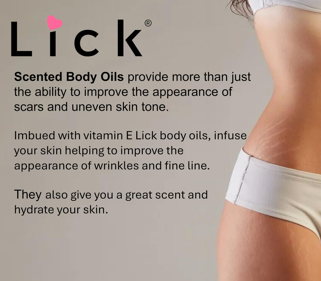 LICK Whipped Cream Scented Body Oil - Luxurious Hydrating Oil for Radiant Skin, Enriched with Natural Castor, Almond, Jojoba Oils, Vitamin E. Ideal for Massage, Daily Care 4 fl oz.