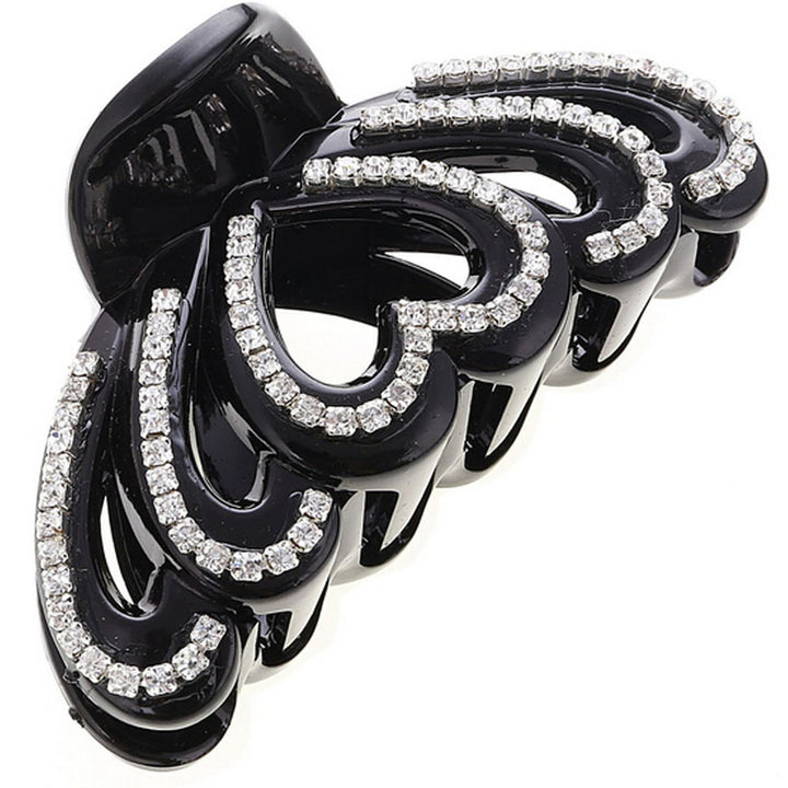 Suoirblss 1PC Large Fancy Good Quality Rhinestones Claw Clip Elegant Style Jaw Clips For Women Lady GirlsThick Hair