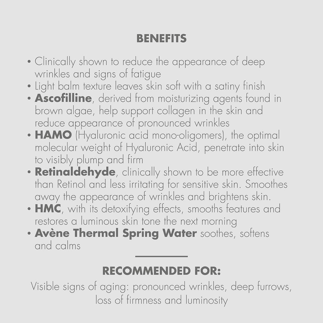 Avene Physiolift Night Smoothing Balm (White, 30 ml)
