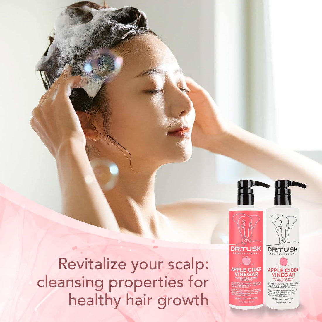 Dr. Tusk Shampoo and Conditioner Set (Apple Cider Vinegar Bundle)