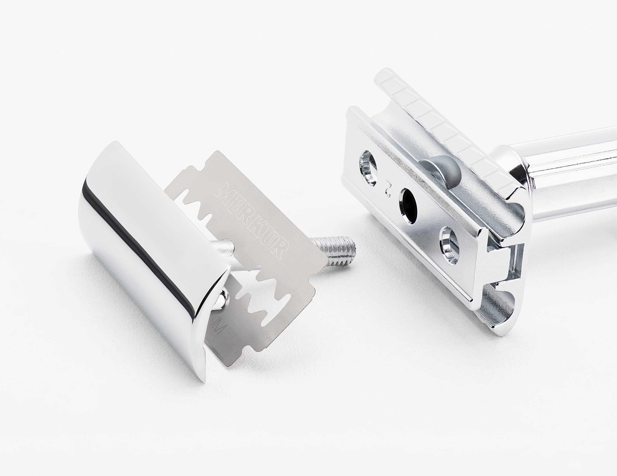 Merkur Progress 500 Adjustable DE Safety Razor, Short Handle