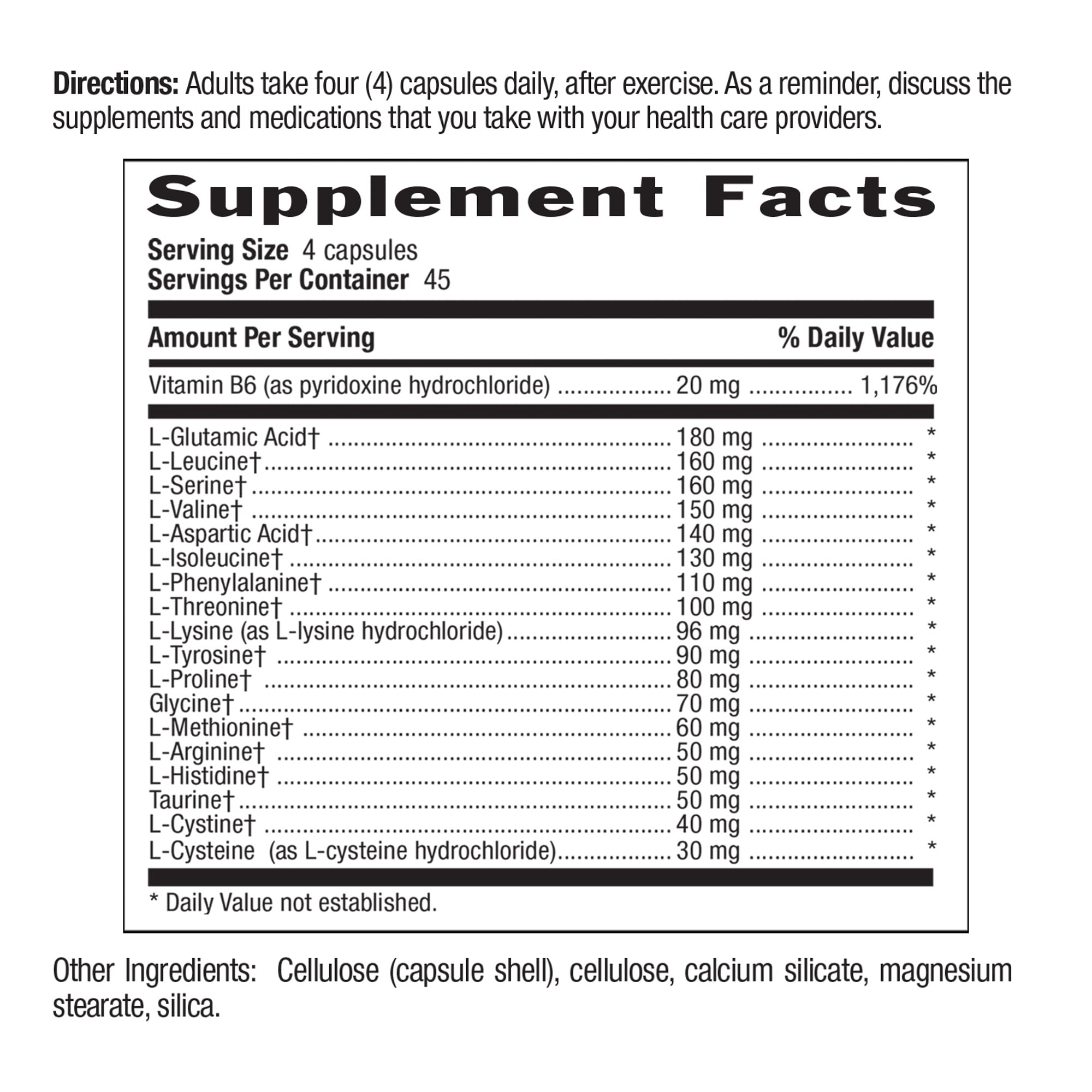 Country Life Maxi-Amino with 16 Free Form Amino Acids, 180 Vegetarian Capsules, Certified Gluten Free, Certified Vegetarian