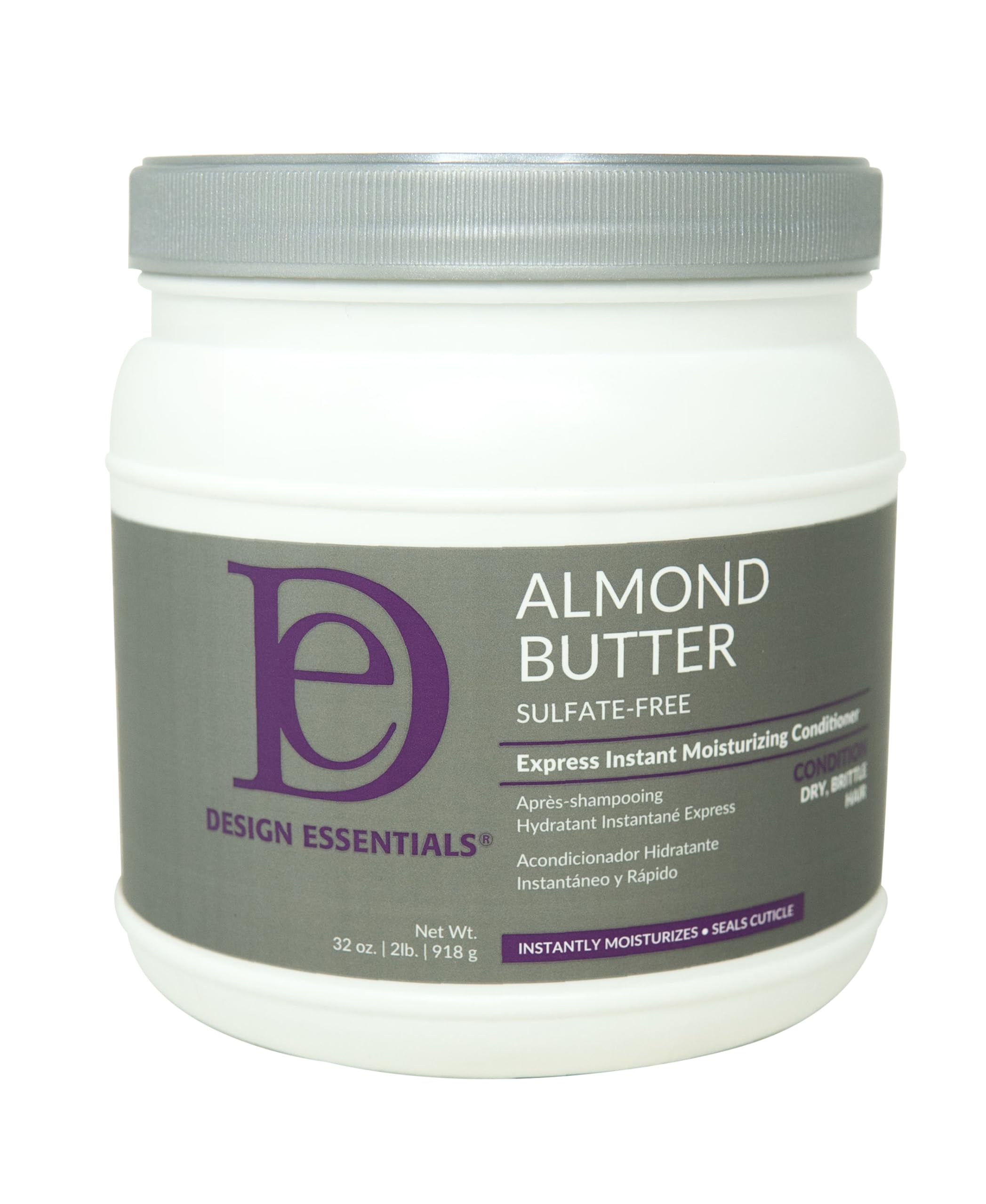 Design Essentials Almond Butter Express Instant Moisturizing Conditioner, 32 Ounce