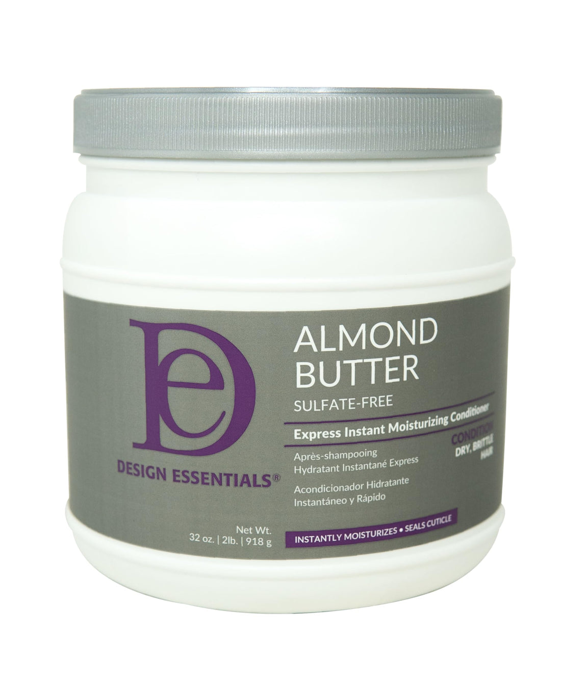 Design Essentials Almond Butter Express Instant Moisturizing Conditioner, 32 Ounce