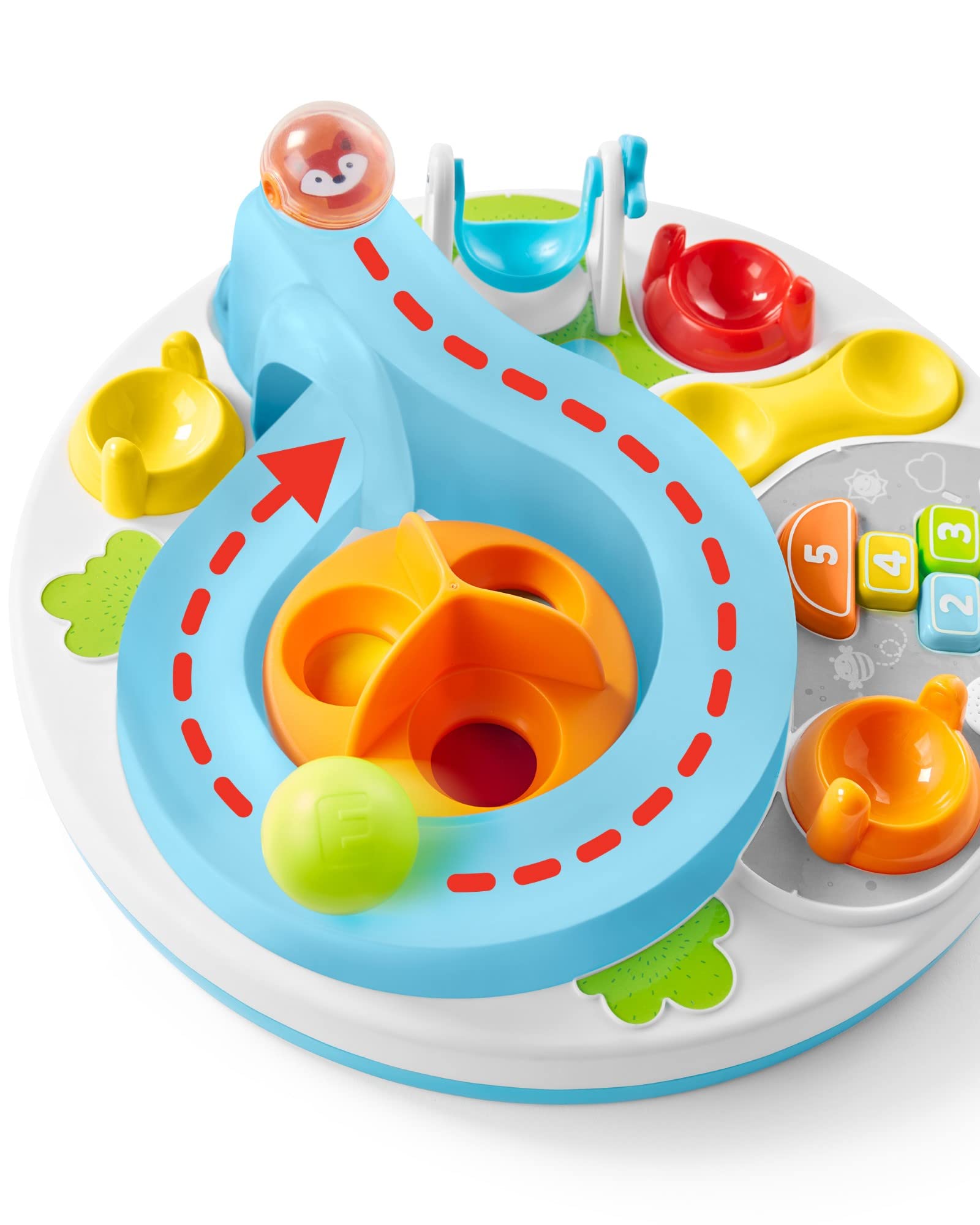 Skip Hop Let's Roll 2-in-1 Baby Activity Table, Explore & More