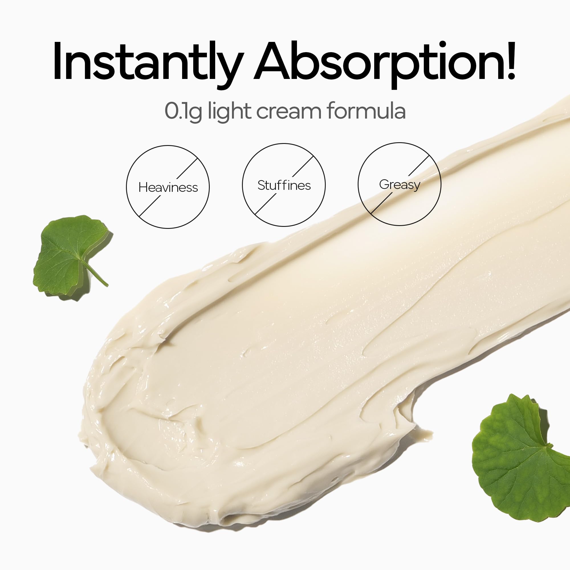 IVOSKIN Intensive Cica Repair Cream, Korean Dexpanthenol cream, Ultra-Soothing & Hydrating Care Cream for Sensitive Skin with Madecassoside (1.76oz / 50g)