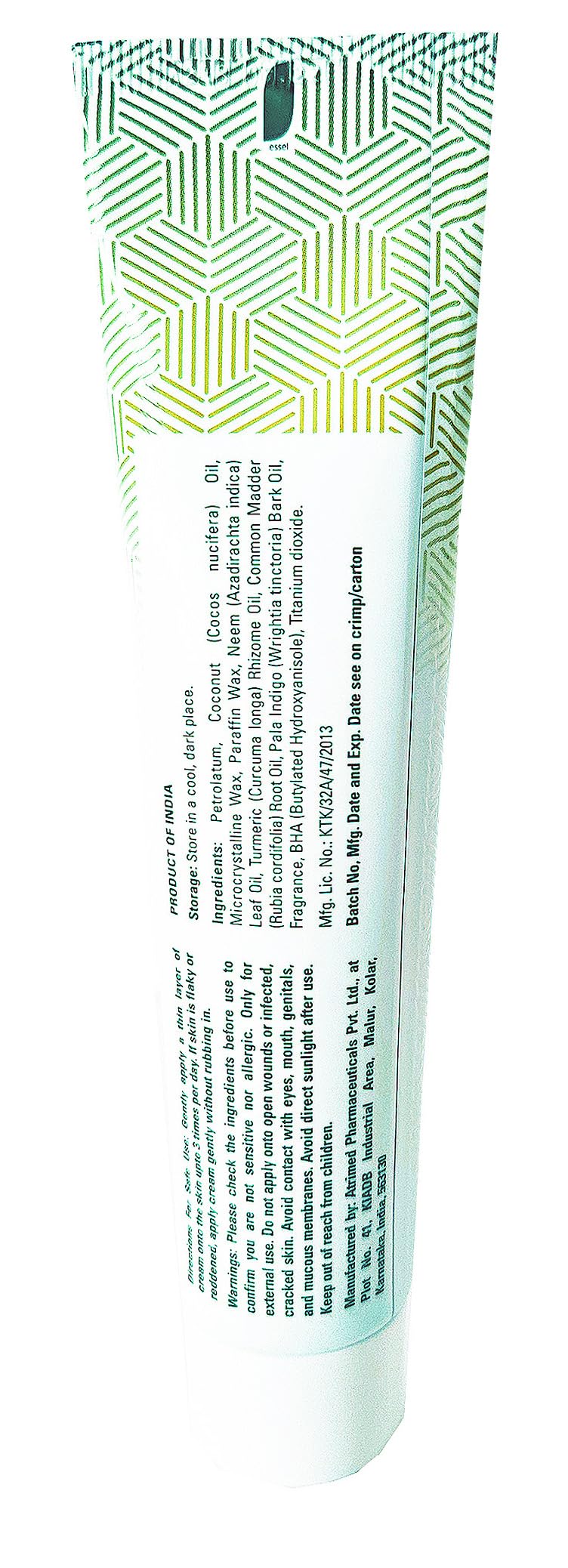 Sorion Cream for Comforting Dry Skin and Ayurveda Skin Care with Coconut Oil, Neem, Turmeric, Pala Indigo and Vitamin E