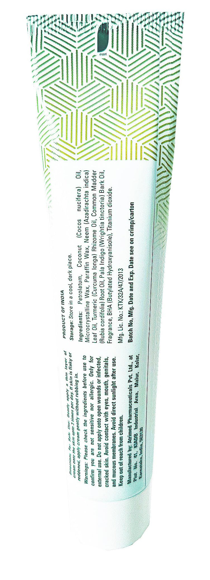 Sorion Cream for Comforting Dry Skin and Ayurveda Skin Care with Coconut Oil, Neem, Turmeric, Pala Indigo and Vitamin E