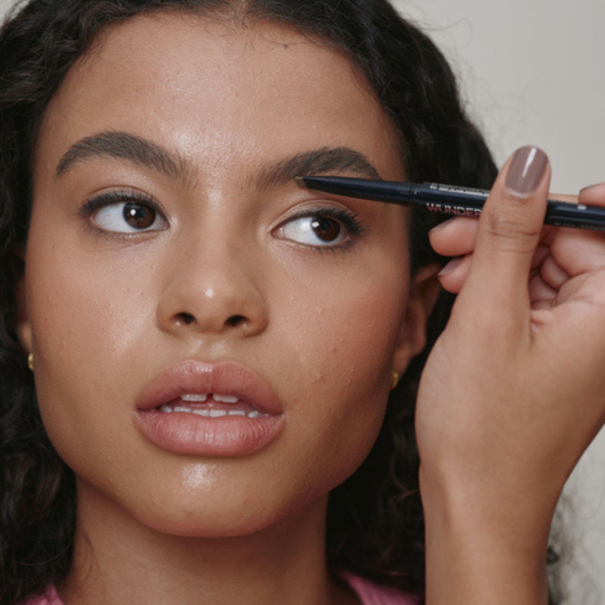 Wunder2 Dual Brow Liner Makeup Eyebrow Pencil With Angled Tip and Ultra Fine Tip Dual Precision, Blonde